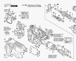 Bosch Cordless Rotary Hammer GBH 24 VF spare parts
