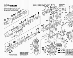 Bosch Rotary Hammer 11263 EVS spare parts