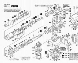 Bosch Rotary Hammer BMH 45-XE spare parts