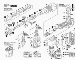 Bosch Demolition Hammer MH 10 E spare parts