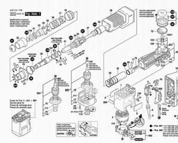Bosch Demolition Hammer DD 610 spare parts