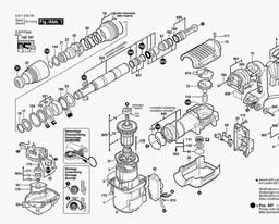 Bosch Demolition Hammer BCDH-5 spare parts