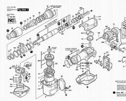Bosch Demolition Hammer MH 5-XE spare parts