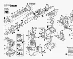 Bosch Demolition Hammer DD 662 spare parts