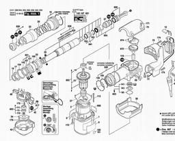 Bosch Demolition Hammer GSH 388 X spare parts