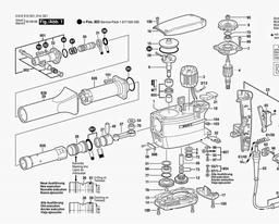 Bosch Demolition Hammer HSH 10 spare parts