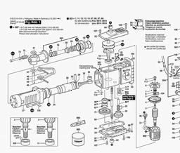 Bosch Road Breaker HSH 28 spare parts