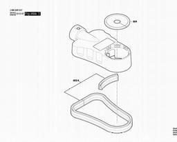 Bosch Dust Extraction GDE 68 spare parts