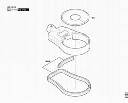 Bosch Dust Extraction GDE162 spare parts