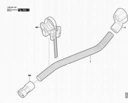 Bosch Dust Extraction GDE hex spare parts