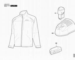 Bosch Winter Jacket Heat+Jacket 10,8V Professional spare parts