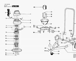 Bosch All Purpose Vacuum Cleane 1702 spare parts