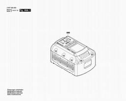 Bosch Slide-in Accu Package GBA 36V spare parts