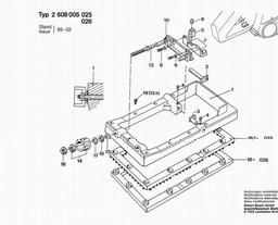 Bosch Sanding Frame SA 1051 spare parts