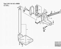 Bosch Drill Stand BS 35 spare parts