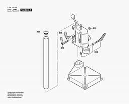Bosch Drill Stand DP 500 spare parts