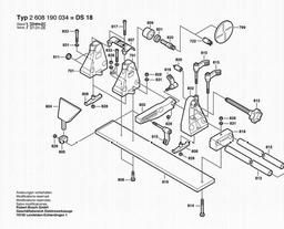 Bosch Turning Device DS 18 spare parts