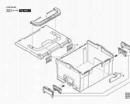 Bosch Carrying Case LBOXX-3 spare parts