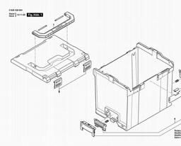 Bosch Carrying Case LBOXX-4 spare parts