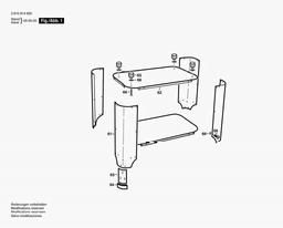 Bosch Stand RA1190 spare parts