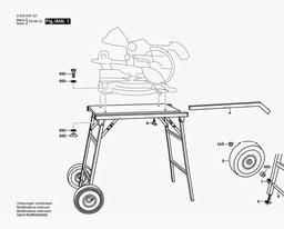 Bosch Stand MS1220 spare parts