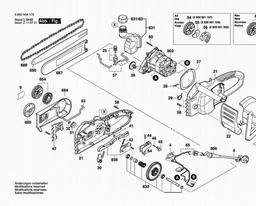 Bosch Chain Saw AKE 35 S spare parts