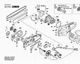 Bosch Chain Saw AKE 30 S spare parts