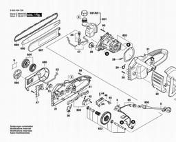 Bosch Chain Saw AKE 45 S spare parts