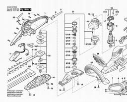 Bosch Hedge Trimmer AHS 50-26 spare parts