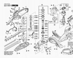 Bosch Hedge Trimmer AHS 50-26 spare parts