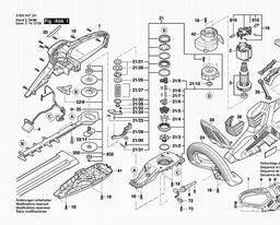 Bosch Hedge Trimmer AHS 70-34 spare parts