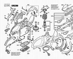 Bosch Hedge Trimmer AHS 6000 PRO-T spare parts