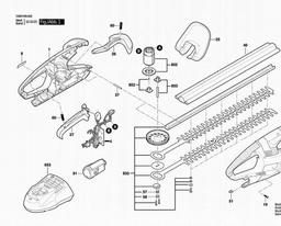 Bosch Hedge Trimmer AHS 30-15 LI spare parts