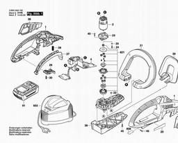 Bosch Hedge Trimmer AHS 54-20 LI spare parts