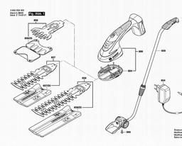 Bosch Cordless Grass Shear ASB 10,8 LI spare parts