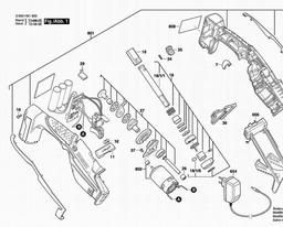 Bosch Cordl Reciprocating Saw KEO 10,8 LI spare parts