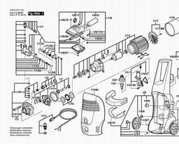 Bosch High Pressure Cleaner AQUATAK 1250 spare parts