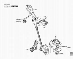 Bosch Lawn Edge Trimmer ART 30 COMBITRIM spare parts