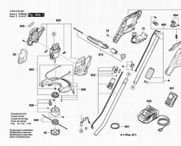 Bosch Grass Trimmer ART 30-36 LI spare parts
