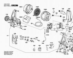 Bosch High Pressure Cleaner AQUATAK CLIC 125 spare parts