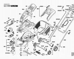 Bosch Lawnmower ROTAK 43 (ERGOFLEX) spare parts