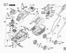 Bosch Mower ROTAK 32 spare parts