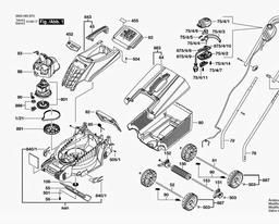 Bosch Mower ROTAK 32 spare parts