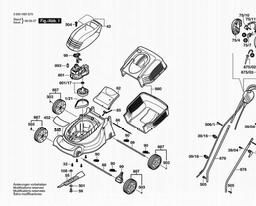 Bosch Lawnmower ROTAK 320C spare parts