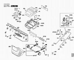 Bosch Mower AMR 32 F spare parts