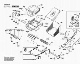 Bosch Mower ASM 32 spare parts