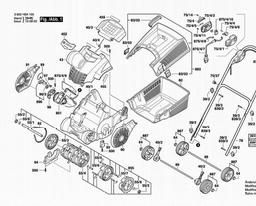Bosch Verticutter AVR 1100 spare parts