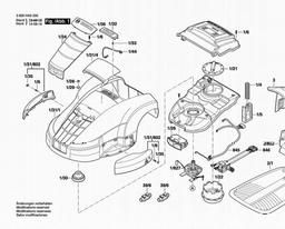 Bosch Autonomous Lawnmower Indego 1300 spare parts