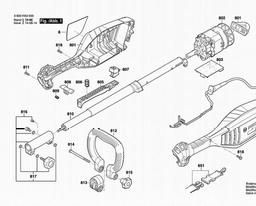Bosch Grass Trimmer AMW 10 spare parts
