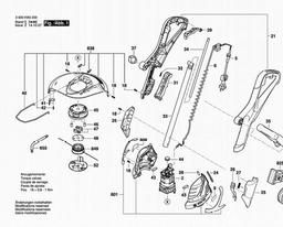 Bosch Lawn Edge Trimmer ART 26 AS spare parts